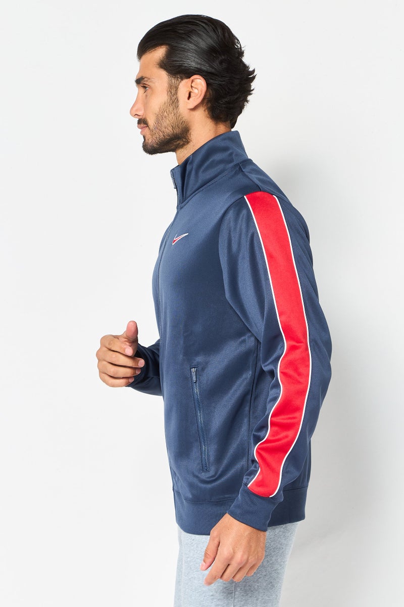 Nike Men Sportswear Fit Long Sleeve Outdoor Jacket, Navy - Image 3