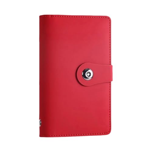 SUSOYAOCHEN 100 Envelope Challenge Binder with Lock, Savings Challenges Book with Envelopes,Envelopes Money Saving Challenge Savings Binder Successfully Reach Your Savings Goals (Red A) - Image 1