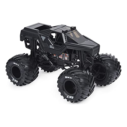 SPIN MASTER Monster Jam Official Soldier Fortune Truck Retro Soldier Fortune Black Ops Collector 124 Scale DieCast Vehicle Chrome Rims BKT Tread Tires Use In All Playsets Collectible For Fans Birthday - Image 5