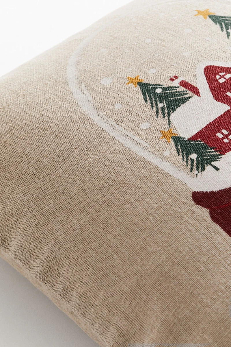 اتش اند ام Linen-Blend Cushion Cover
