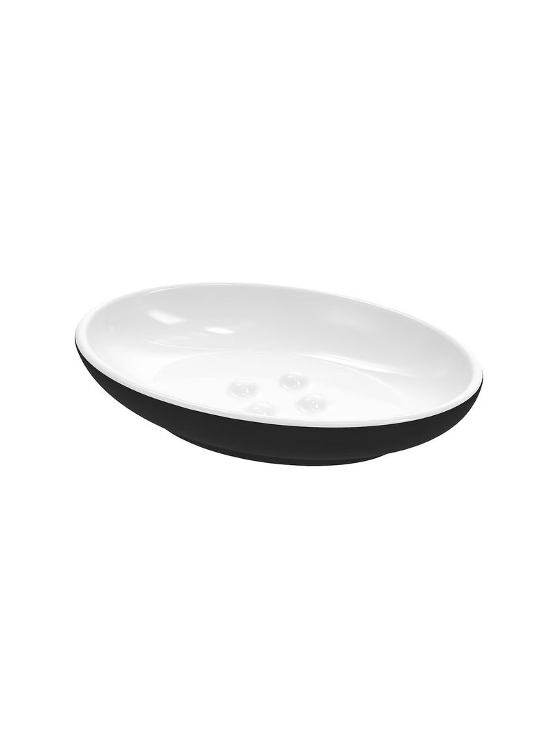 صحن صابون رمادي غامق - Image 2