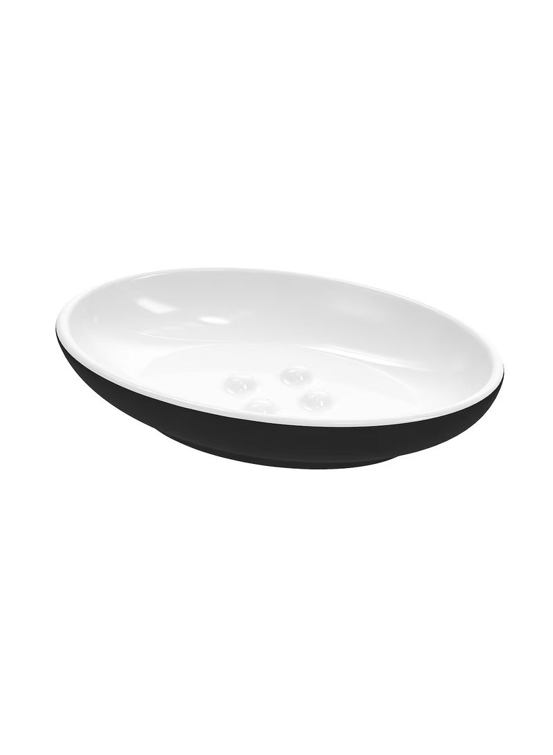 صحن صابون رمادي غامق - Image 3