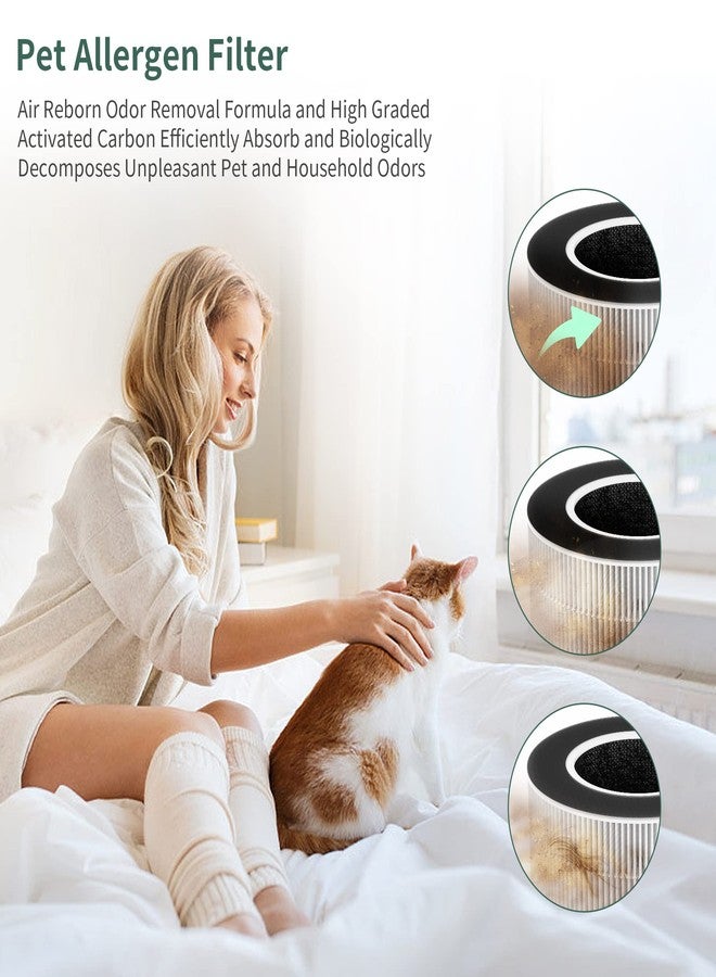 XBWW عبوتان من فلاتر XBWW البديلة لجهاز تنقية الهواء Tredy TD-1500 TD-1500BM، مزودة بأربع مراحل ترشيح من فلتر ممتاز وفلتر كربون نشط. - Image 5
