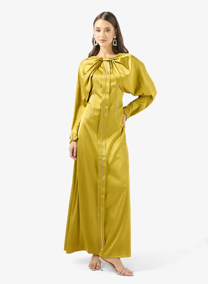 Embellished Kaftan Dress
