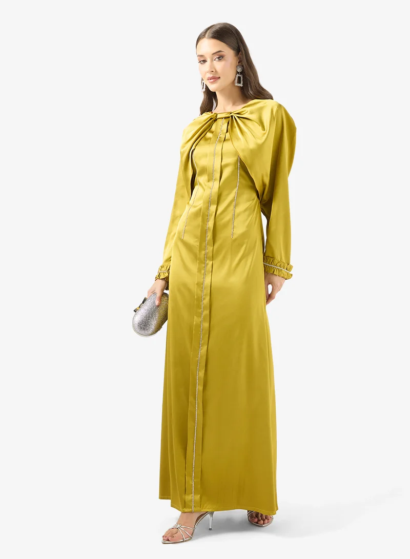 Golden Apple  Embellished Kaftan Dress for Women | Best Price UAE