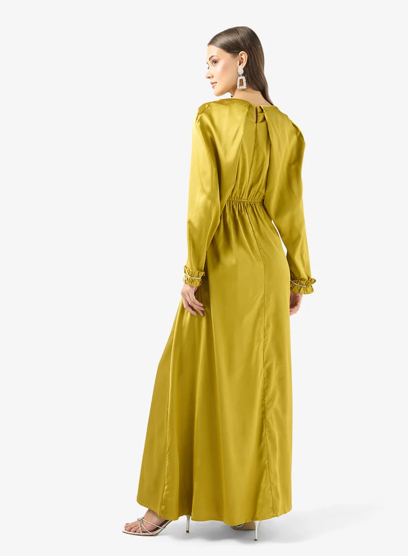 Golden Apple  Embellished Kaftan Dress for Women | Best Price UAE