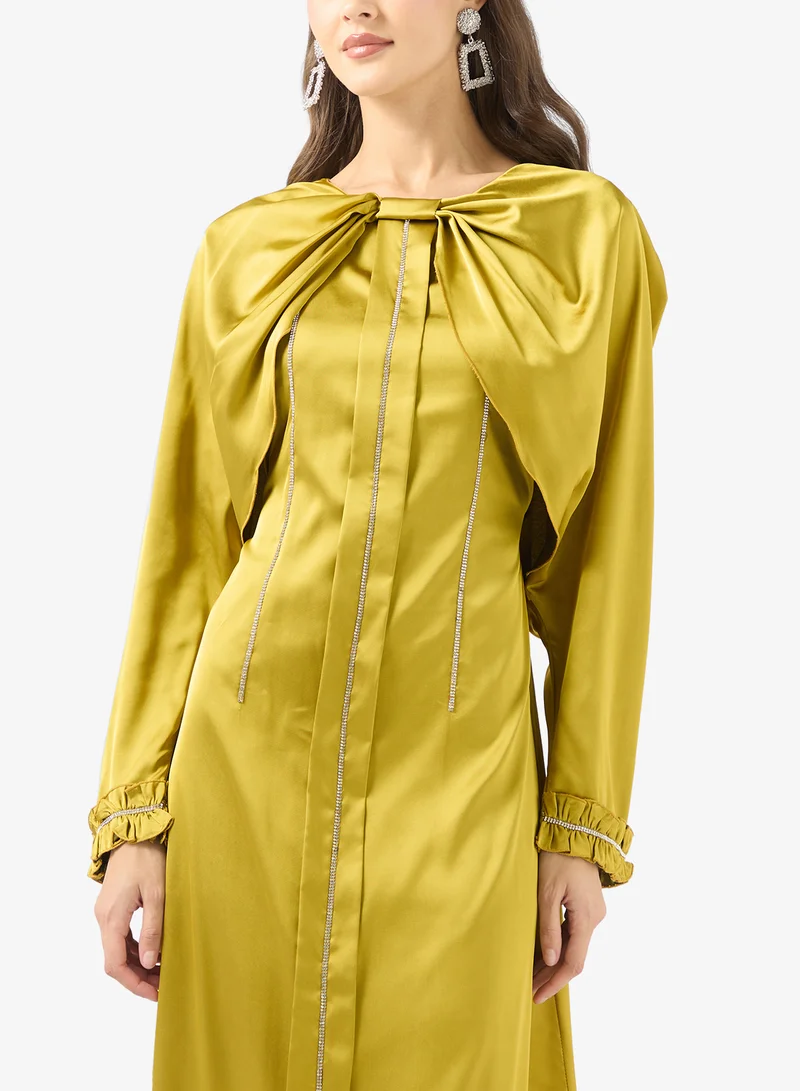 Golden Apple  Embellished Kaftan Dress for Women | Best Price UAE