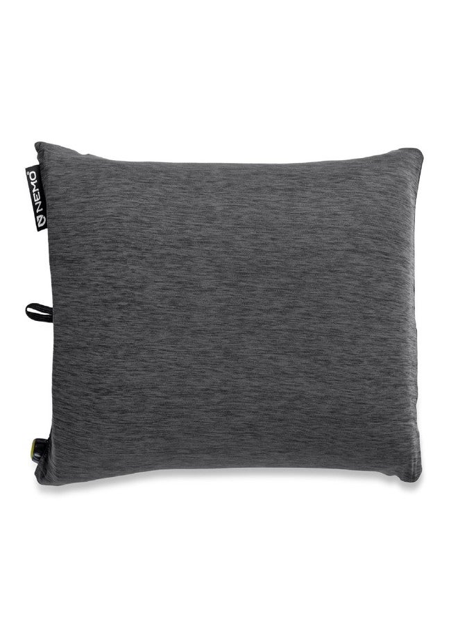 NEMO Equipment Fillo Backpacking & Camping Pillow - Black Pearl/Birch Bud - One Size - Image 1
