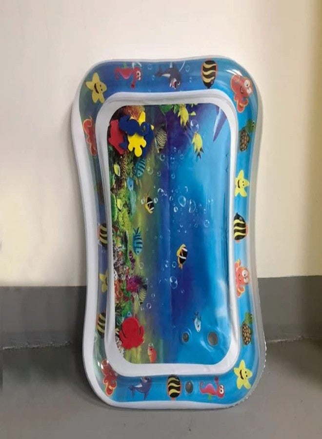 PULSBERY بساط لعب قابل للنفخ من بولسبري، بساط مائي فاخر للأطفال، مركز أنشطة ممتع لتحفيز نمو الطفل وتطوره الحسي، مثالي للأطفال الرضع والصغار والفتيات من عمر 3 إلى 24 شهرًا. - Image 5