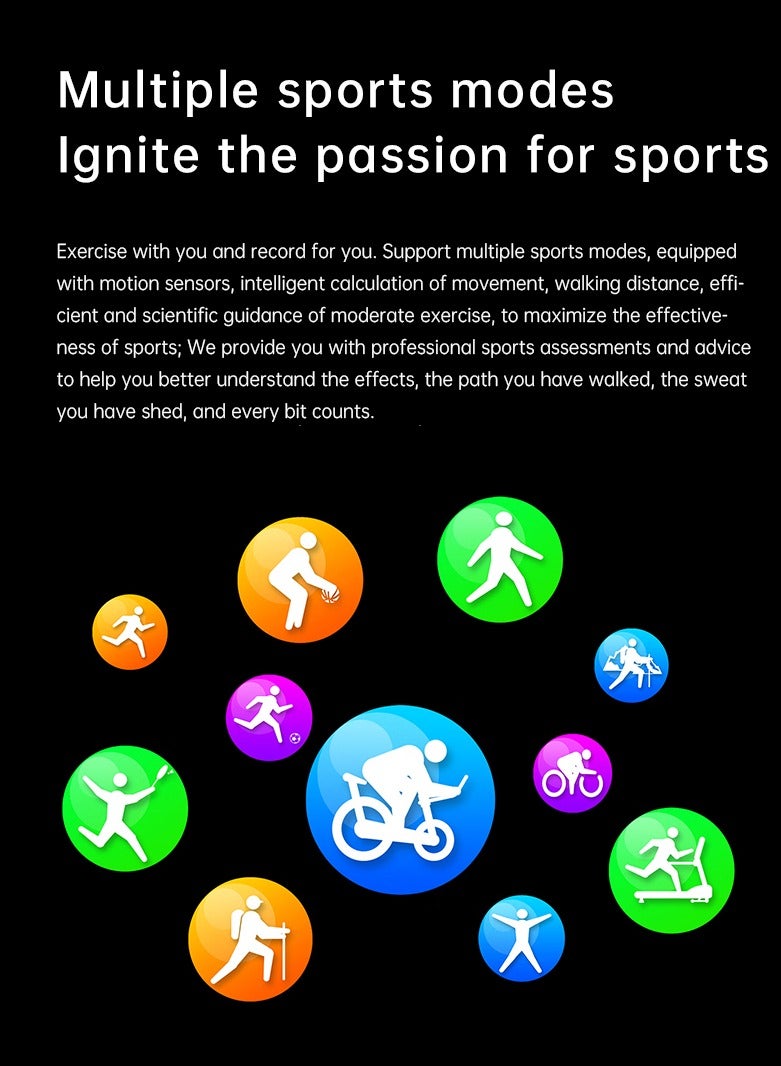 GSK 9 PRO Max Smartwatch 2.2-Inch Full HD Screen with ChatGPT Multifunctional NFC and Waterproof Design - Image 4