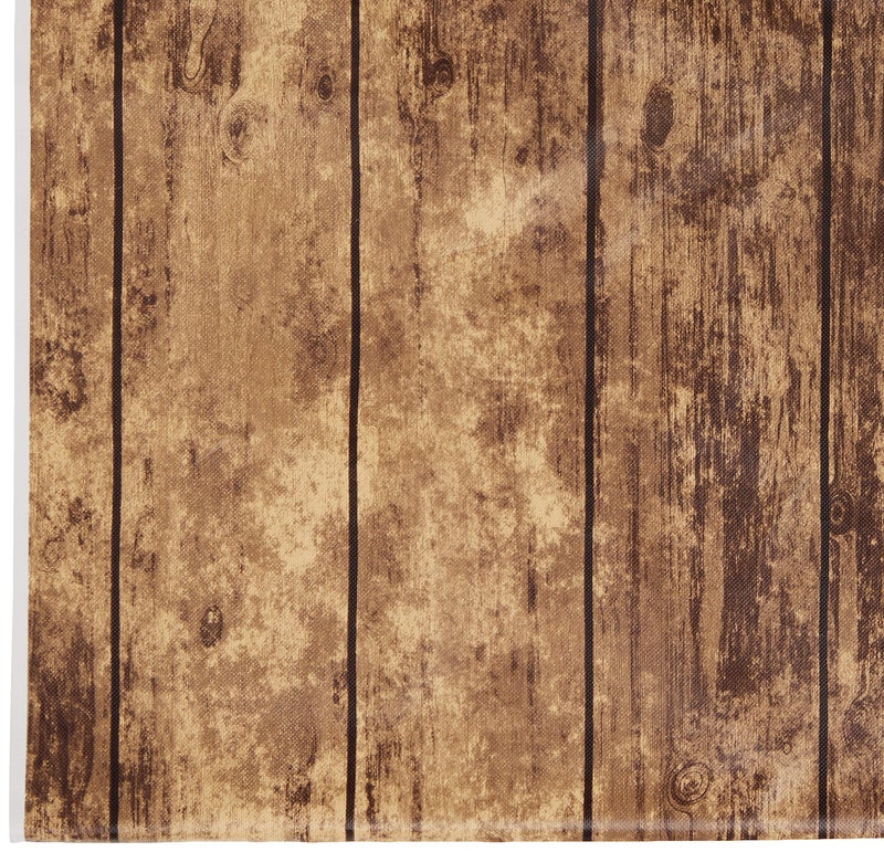 Creative Converting 329655 Wood Grain Design Plastic Tablecloth - Image 4