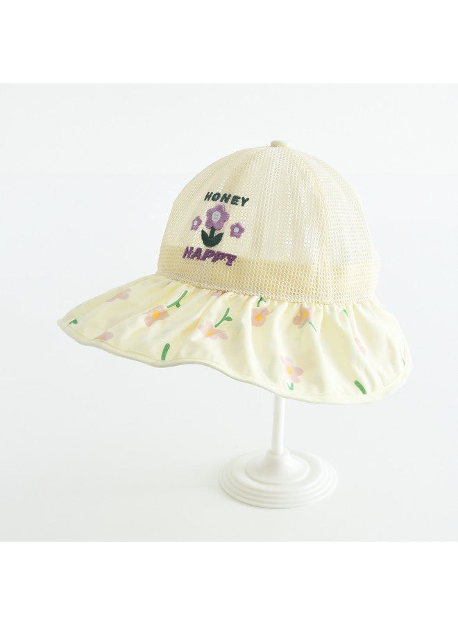Bumblebee girls Sun Hat With Wide Brim - Windproof Fisherman Hat, Breathable Mesh Bucket Hat For Students - Image 2