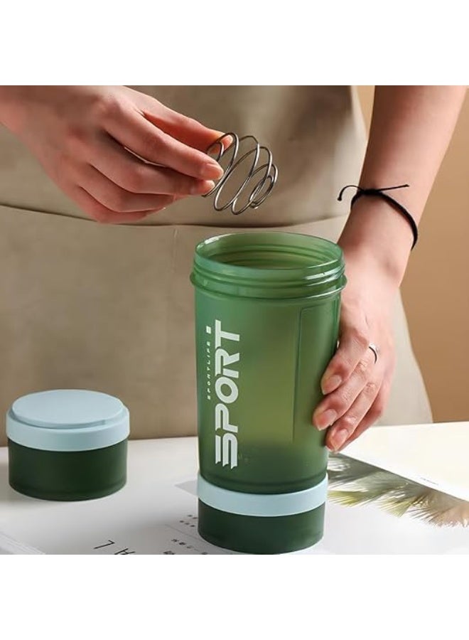 SportQ SportQ®️ Protein Shaker Bottle (450ml) Leakproof Shaker Bottle with Storage for Protein and Pills - BPA Free Shaker Bottle for Gym and Workout - Image 3