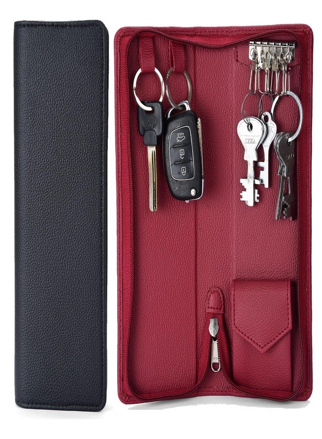 THE CASE PU LEATHER Key Pouch Size 25.50cm pack of 2 Key Pouch case Wallet Keychain Key pouch holder Men & Women Durable Bank Locker Colour - Image 1