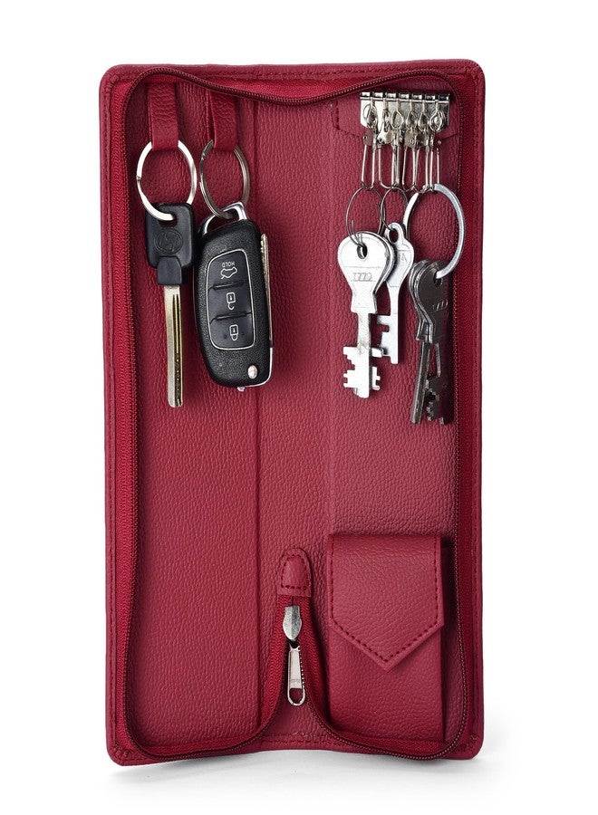 THE CASE PU LEATHER Key Pouch Size 25.50cm pack of 2 Key Pouch case Wallet Keychain Key pouch holder Men & Women Durable Bank Locker Colour - Image 4
