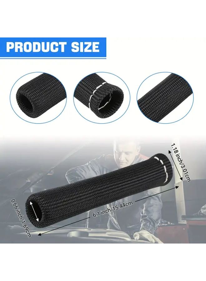 قبعات تسخين شمعات الإشعال الصفراء 4 قطع مقاومة للحرارة حتى 2500 درجة لـ LS1 LS2 SBC BBC 350 454 - Image 5