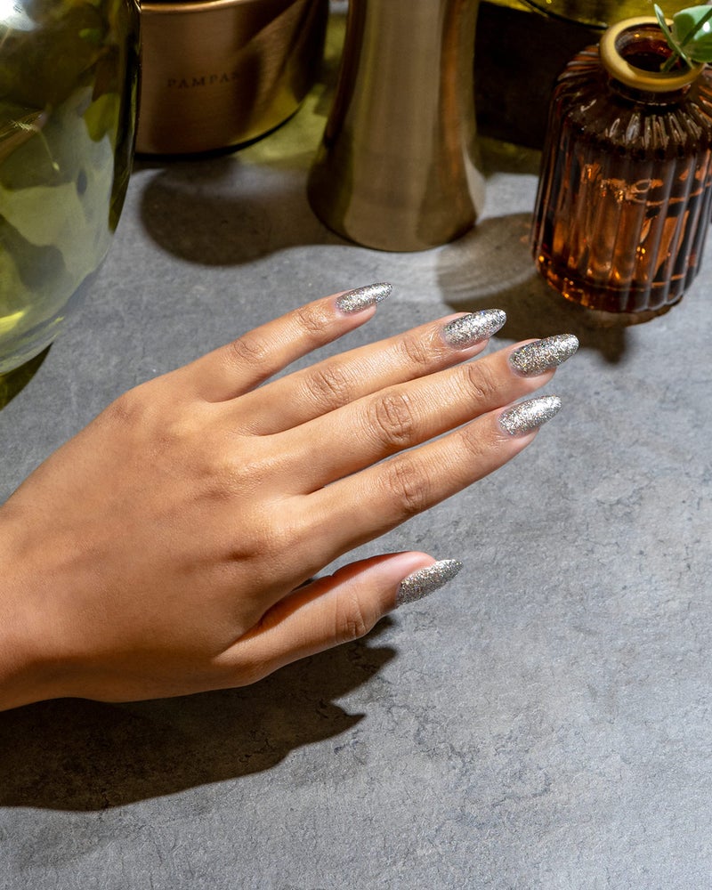 Morgan Taylor Nail Lacquer (Am I Making You Gelish?) Silver Professional Lacquer, Vibrant, Chip-Resistant, Fast-Drying, Long-Lasting, High-Shine, Perfect for Manicures & Pedicure, 0.5 ounce. - Image 4