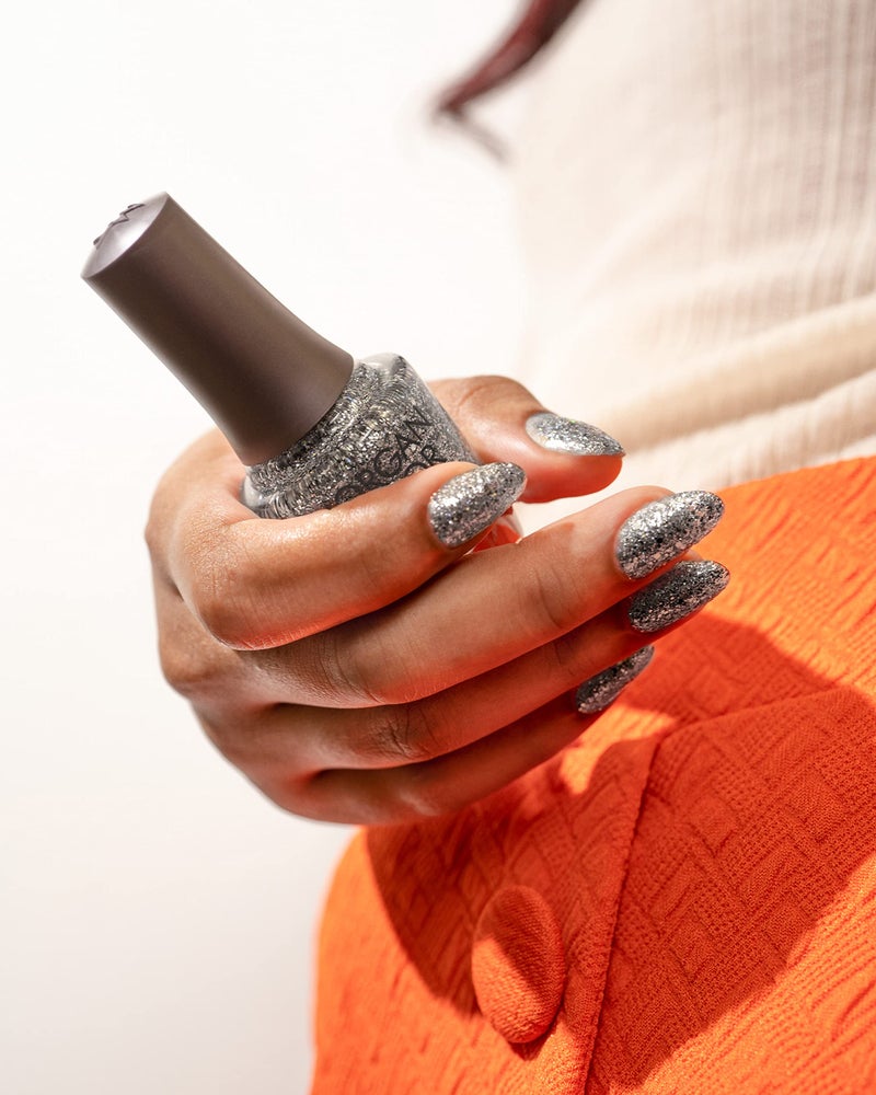 Morgan Taylor Nail Lacquer (Am I Making You Gelish?) Silver Professional Lacquer, Vibrant, Chip-Resistant, Fast-Drying, Long-Lasting, High-Shine, Perfect for Manicures & Pedicure, 0.5 ounce. - Image 5