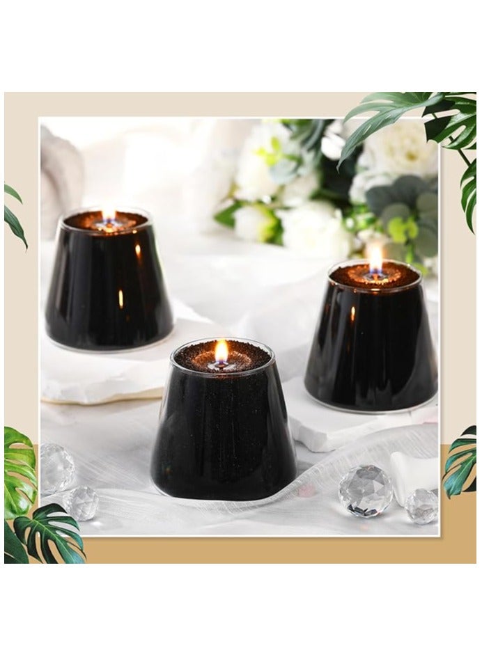 MIRFA Pearled Candle Wax Sand With 20 Eco Wicks - Black - Image 2