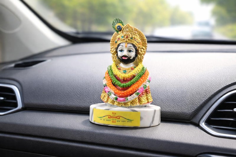 MASIPICKS™ Khatu Shyam Ji Idol Statue Showpiece for Home and Pooja Decoration | Murti for Car Dashboard and Office | Decorative Figurine - Image 5