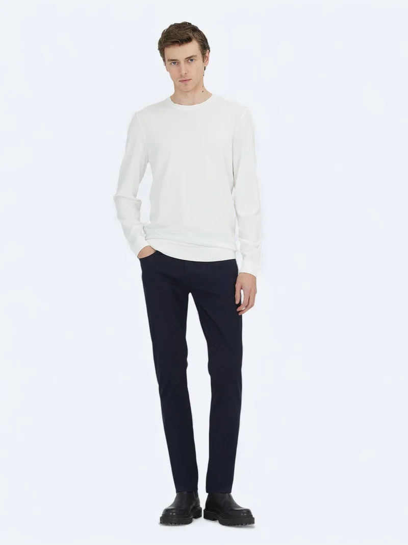 Kip Ecru Knitwear Sweatshirt