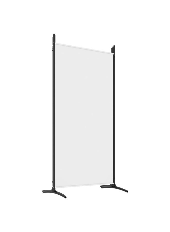 vidaxl 6-Panel Room Divider White 520x180 cm Fabric 350270 - Image 4