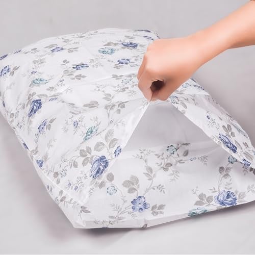 LINENWALAS 100% Cotton Percale Large Standard Size Pillow Case Set of 2, Crisp and Cooling 200 TC, Premium Cotton Printed Bed Pillow Covers (20x30 inch, Vineyard) - Image 3