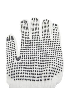 KASTWAVE 24 Pairs PVC Dotted Knit Work Gloves for Men Women Comfortable Non Slip Cotton Gloves Work Gloves for Painter Mechanic Industrial Warehouse Gardening Construction One Size Bulk  - Image 5