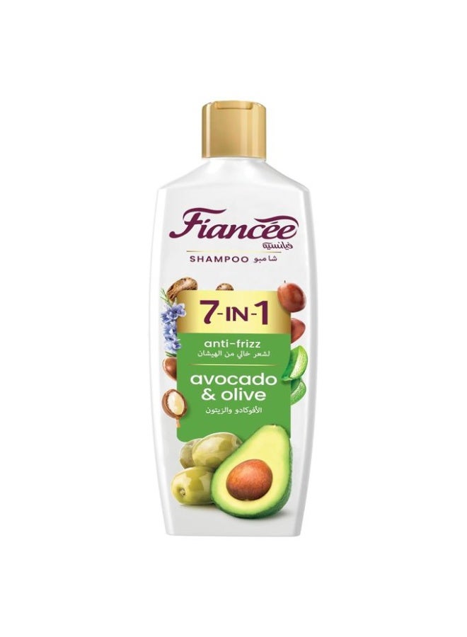 FIANCEE Shampoo 7 IN 1 With Avocado & Olive Anti-Frizz - 170ML - Image 1