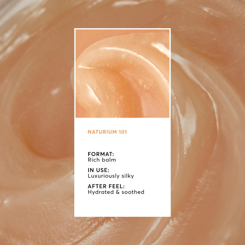 NATURIUM قناع شفاه ناتوريوم فيتو-غلو، بلسم مرطب ومغذي، يستعيد ويعيد تزويد الشفاه بالعناية مع زبدة الشيا، 0.5 أونصة - Image 2