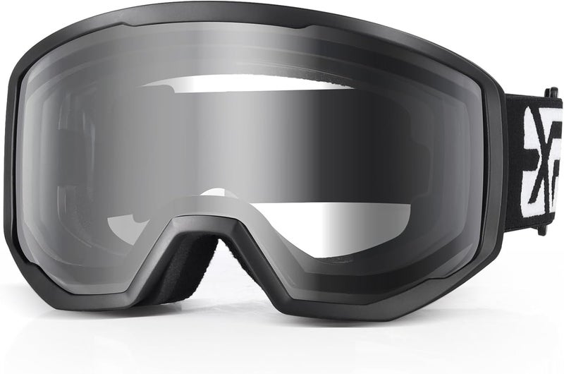 EXP VISION Ski/Snowboard Goggles for Men Women, OTG Snow Goggles Anti Fog UV Protection - Image 1