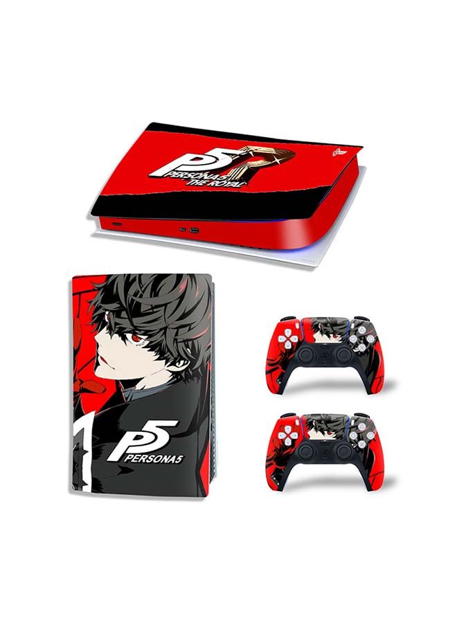 NIBEMINENT Console And Controller Decal Sticker Set For PlayStation 5 Digital Version