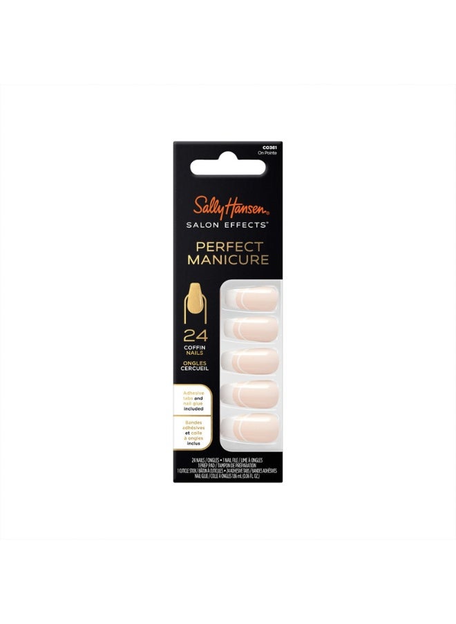Sally Hansen Salon Effects Perfect Manicure Press on Nails on Pointe  - Image 1