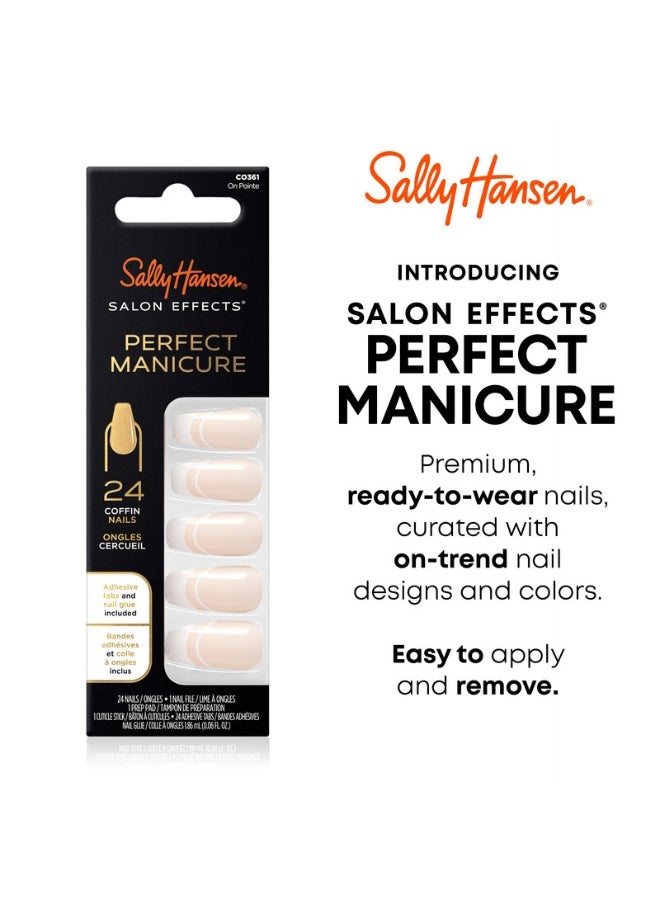 Sally Hansen Salon Effects Perfect Manicure Press on Nails on Pointe  - Image 4
