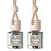 CE Craft Co Hanging Car Air Freshener Diffuser 2 Pack Long Lasting Fragrance Oil Car Freshener Glass Bottle Auto Air Freshener Made in USA Vanilla Oak - Image 2