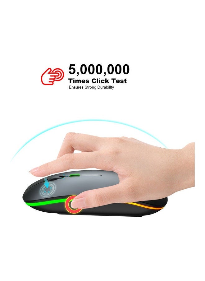 NIBEMINENT Dual Mode Wireless Mouse Black  - Image 3