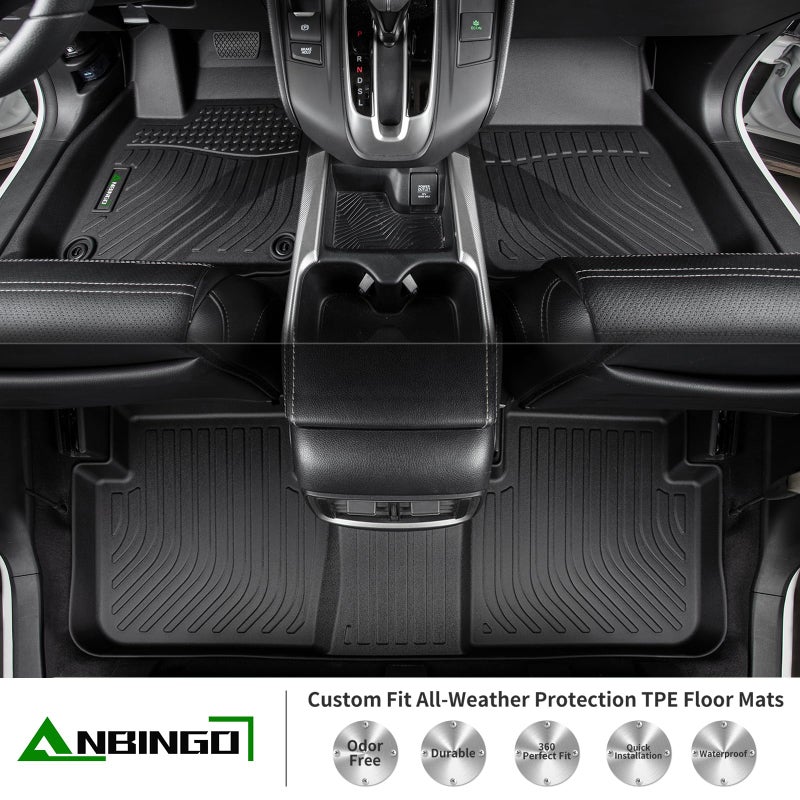 ANBINGOÂ®Floor Mats for Mazda CX-30 2020-2025 All Weather Mats for Mazda CX30 TPE Car Mat CX30 Rubber Trunk Carpet for CX30 Automotive Accessories - Image 3