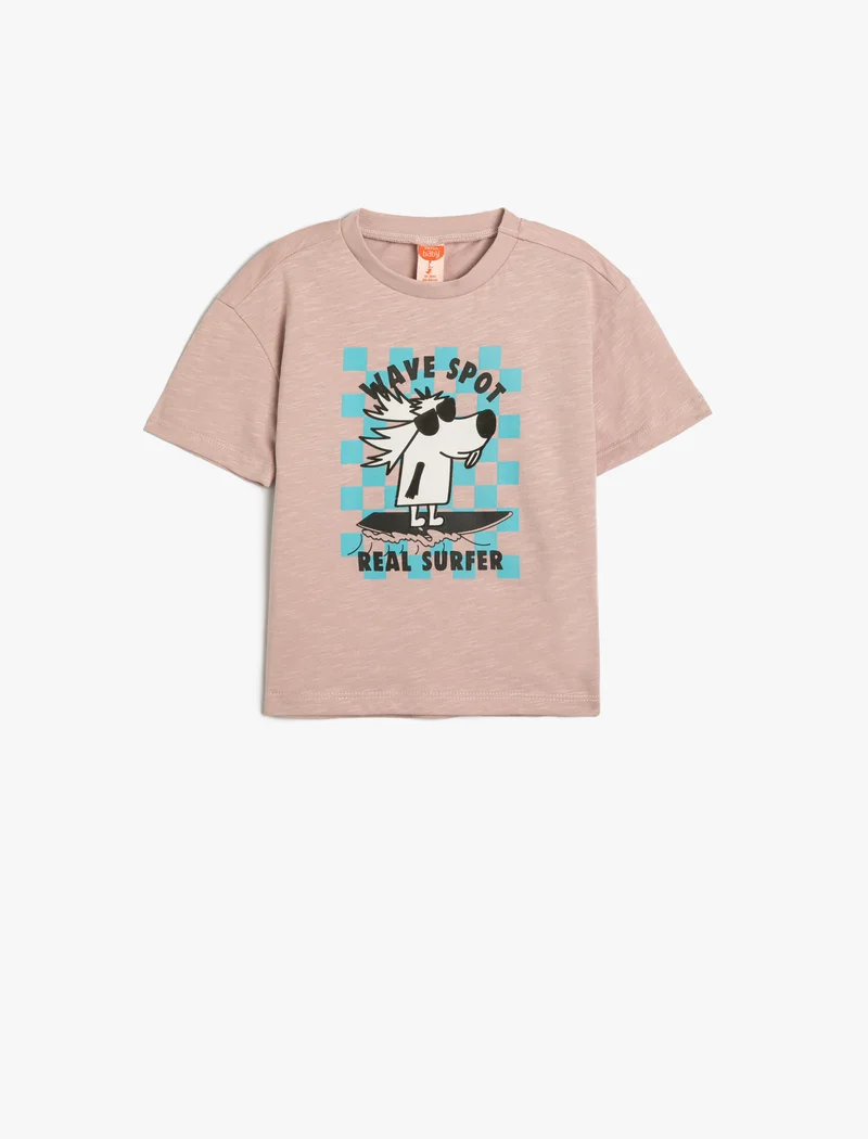 KOTON Printed Cotton T-Shirt