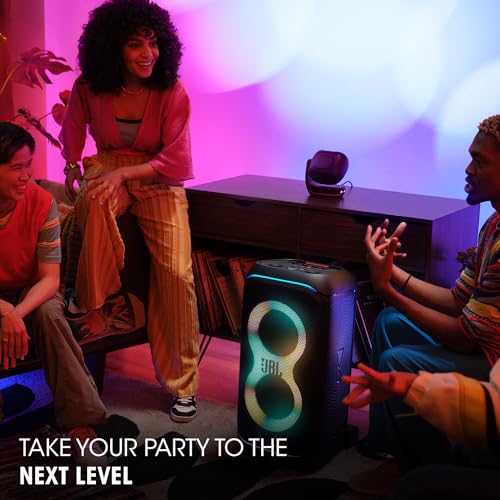 JBL PARTYLIGHT Beam - Bluetooth Projection Party Light, Take Your Party to The Next Level with Room-Filling choreographed lightshow, Match Your Energy - Image 4