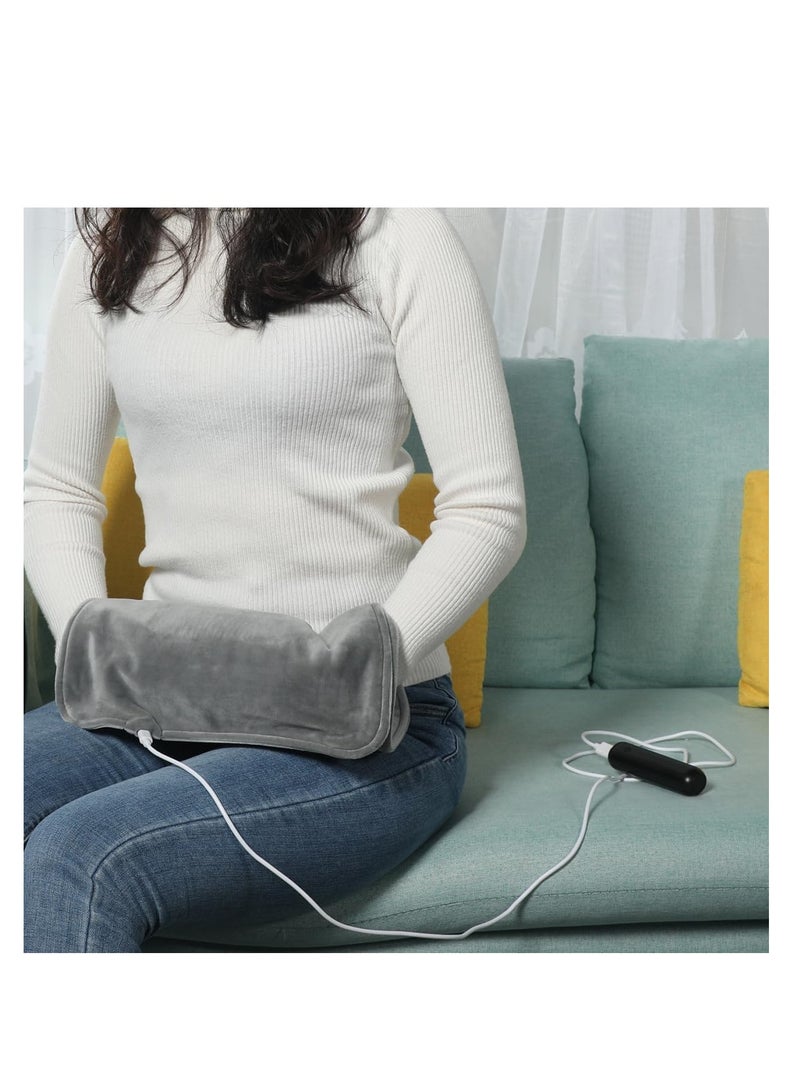 ماركة غير محددة وسادة تسخين USB محمولة 5 فولت، ناعمة لتخفيف آلام الظهر والرقبة والدورة الشهرية، بدرجة حرارة ثابتة 55°، مقاس 30×60 سم، قابلة للغسل في الغسالة، آمنة ومريحة لليدين والكتفين والساقين  - Image 3