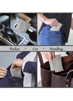 LeArt Leather Squeeze Coin Pouch for Men & Women | Coin Purse | Coin Holder | For Coins, Keys, Earphones, Cards, AirPods, Rosary | Great Gifting Option (Black)  - Image 3