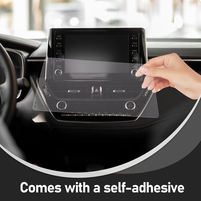 Homoyoyo Universal Anti-glare Tempered Glass Screen Protector Film for 9-10 Inch Car Navigation Display, High Definition Protective Film for Vehicle Dashboard Interior - Image 3