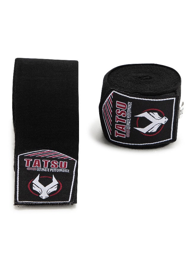 TATSU STRETCH HAND WRAPS BLACK - Image 1