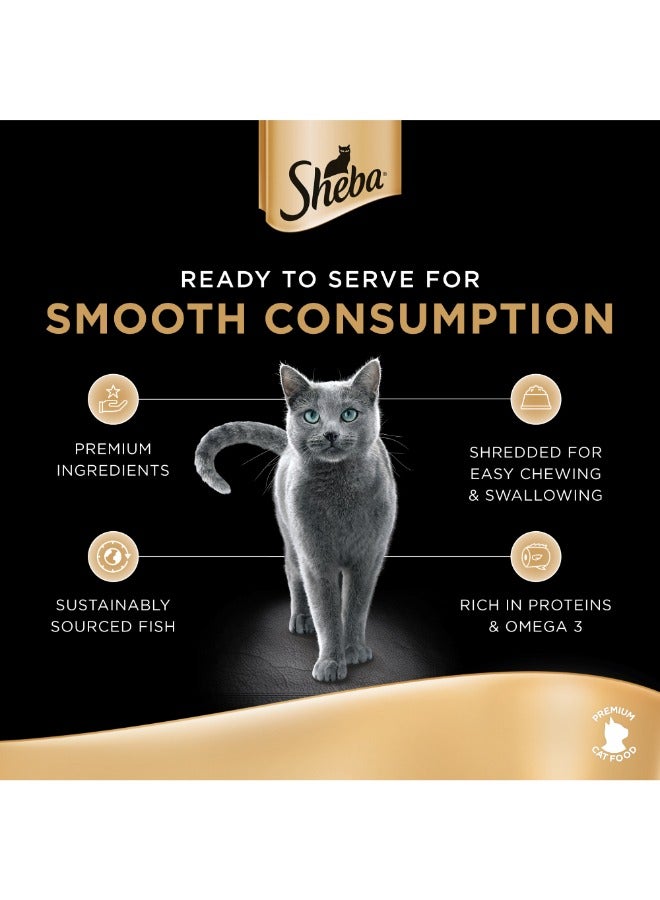 Sheba Filets Selection Wet Cat Food 4 x 60g  - Image 3