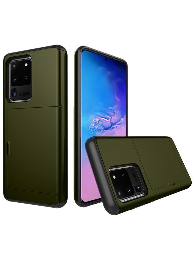 اس-توب جراب لهاتف Galaxy S20 Ultra، جراب واقٍ متين مقاوم للصدمات مع فتحة بطاقة - Image 2