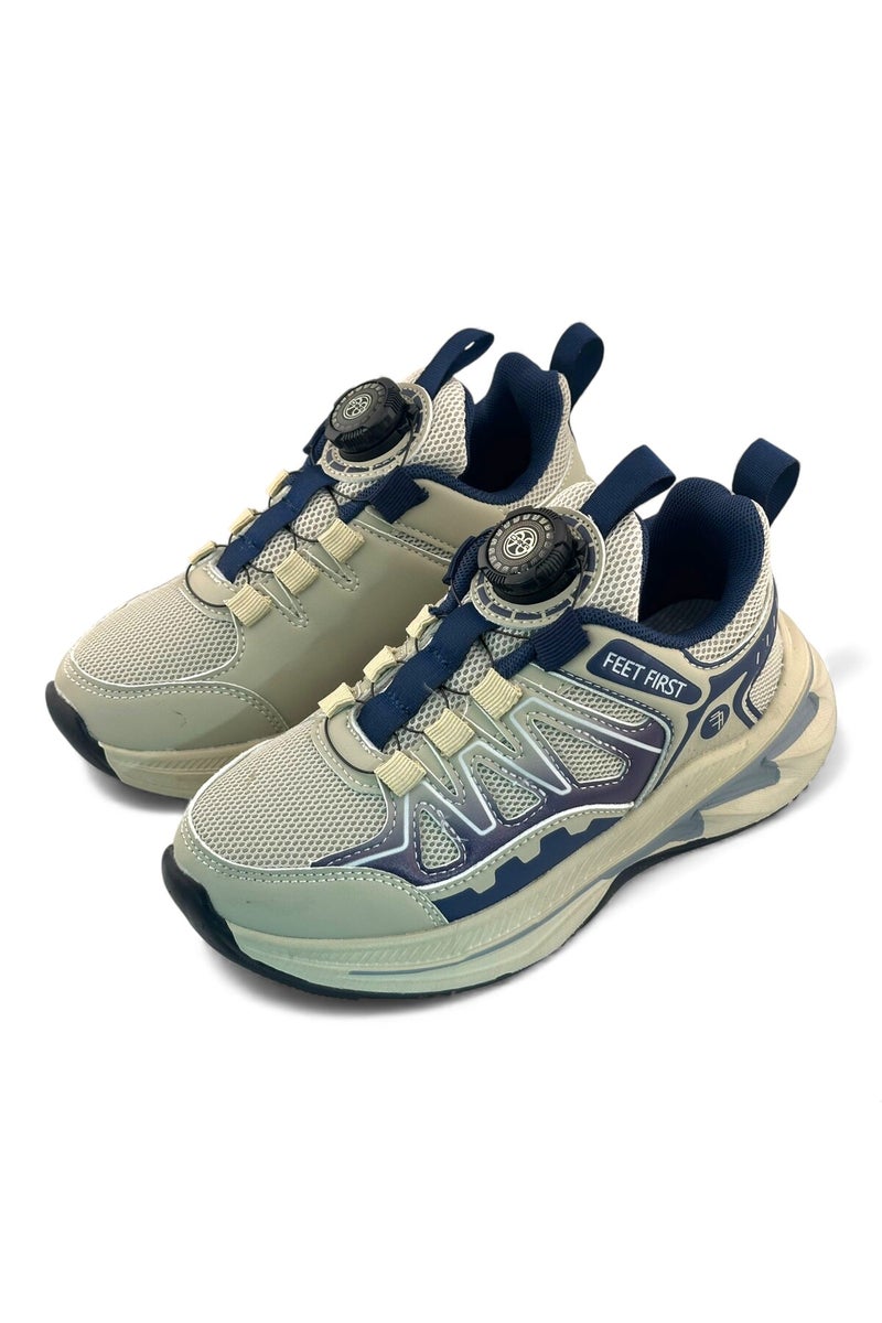 Feet First Bolt Flow Kids Lightweight Sports Sneakers 86-890-30 Navy - Image 3