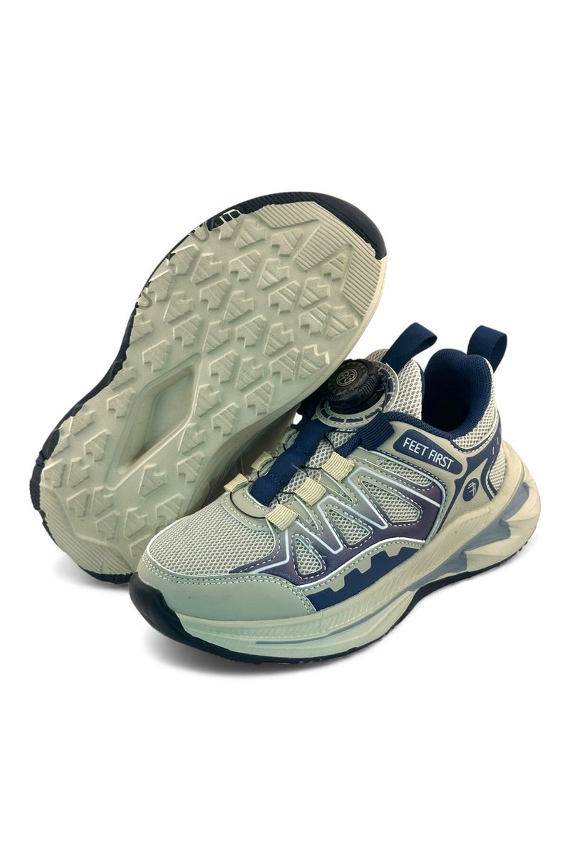 Feet First Bolt Flow Kids Lightweight Sports Sneakers 86-890-30 Navy - Image 2
