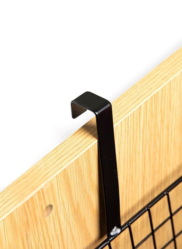 مطبخ متعدد الوظائف حمام السكن معلق التخزين سلة الأسلاك المعدنية لا الحفر المزرعة الغذاء جوف المنظم مربع - Image 4