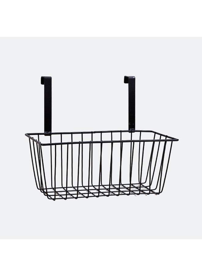 مطبخ متعدد الوظائف حمام السكن معلق التخزين سلة الأسلاك المعدنية لا الحفر المزرعة الغذاء جوف المنظم مربع - Image 5