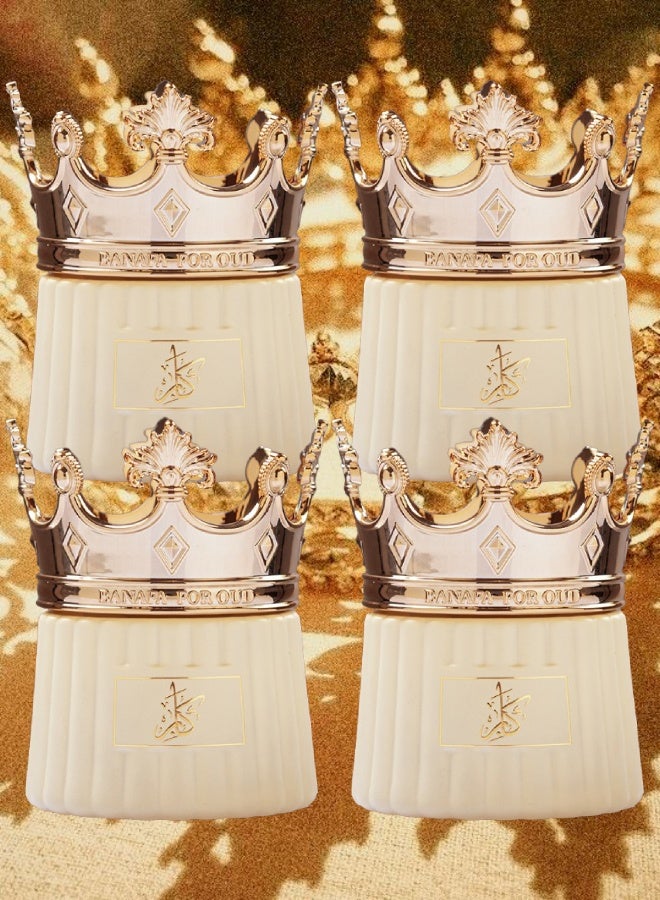 Banafa 4 Pieces Bakhoor Oud Moattar Kaber - Image 1